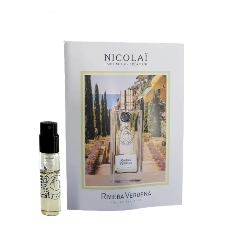 official perfume samples of Nicolai Riviera Verbena fragrance 1.8ml 0.07 oz. perfume tester