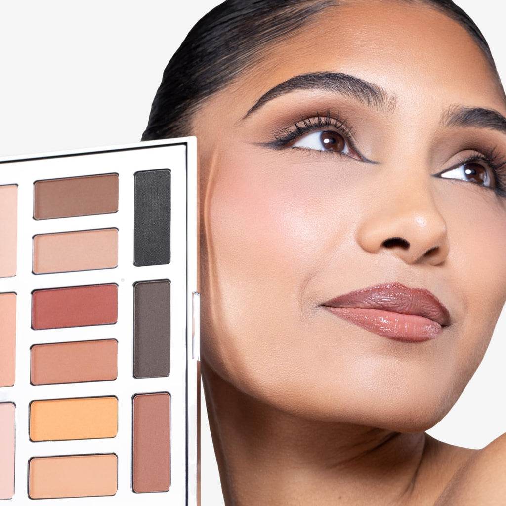 OFIR Shimmer 12-Shade Palette – Dune Matte, Buildable, Talc-Free