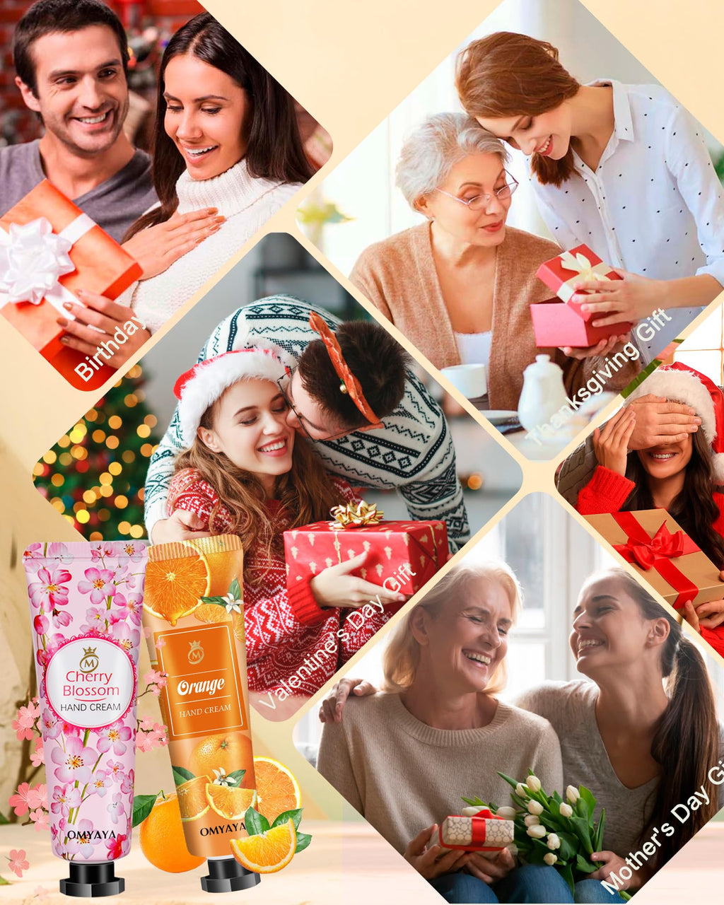 OFUN 40 Pack Hand Cream Gift Set – Travel-Size Lotions with 10 Fragrances