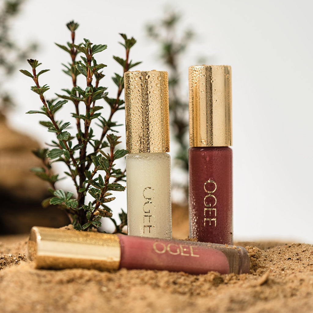 Ogee Beyond Clean Lip Gloss Daisy Clear – Certified Organic Hydration, Subtle Plump & Shine
