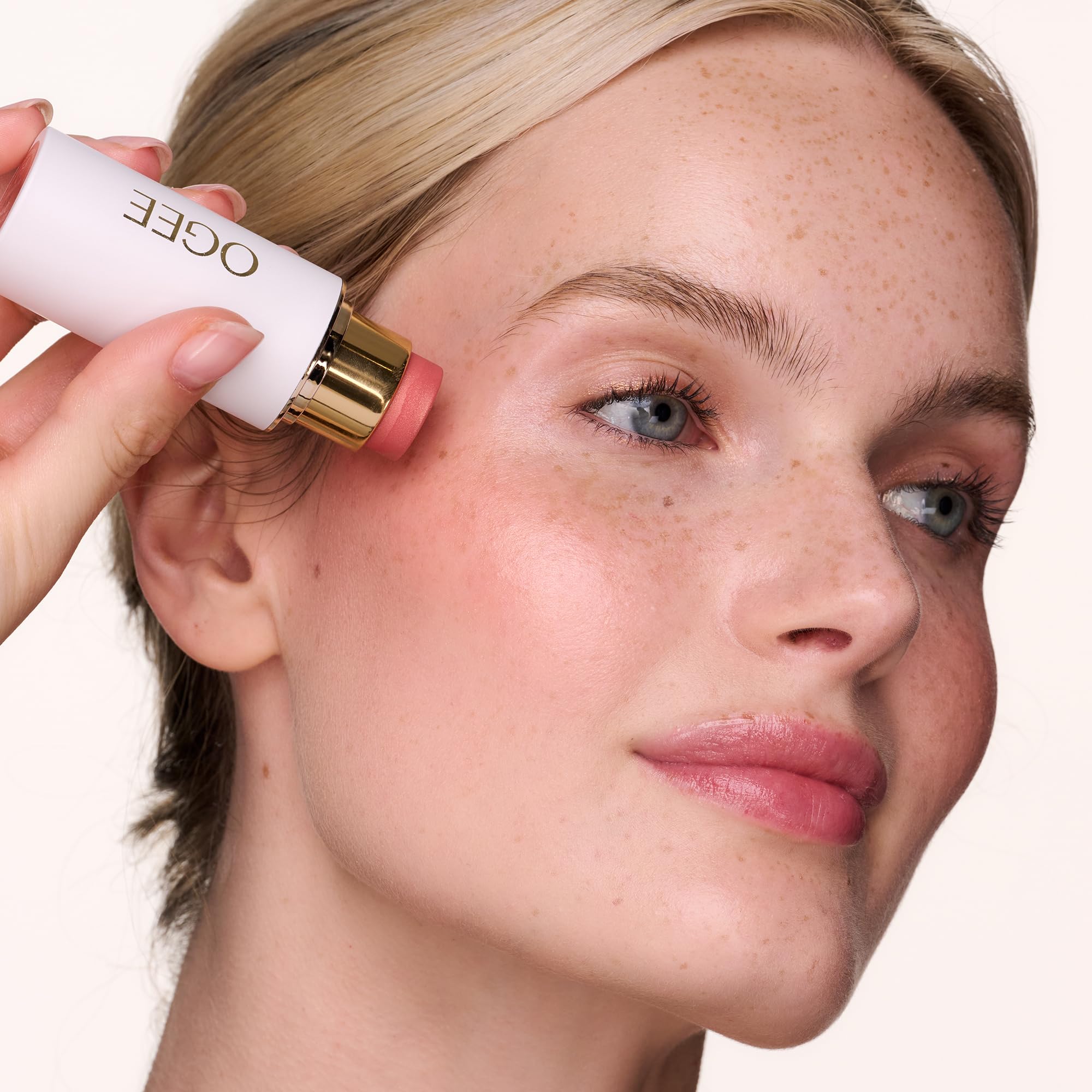 Ogee Dew-Kissed Morning: Carnelian Face Stick + Poppy Lip Gloss Duo – Limited Edition Gift Set