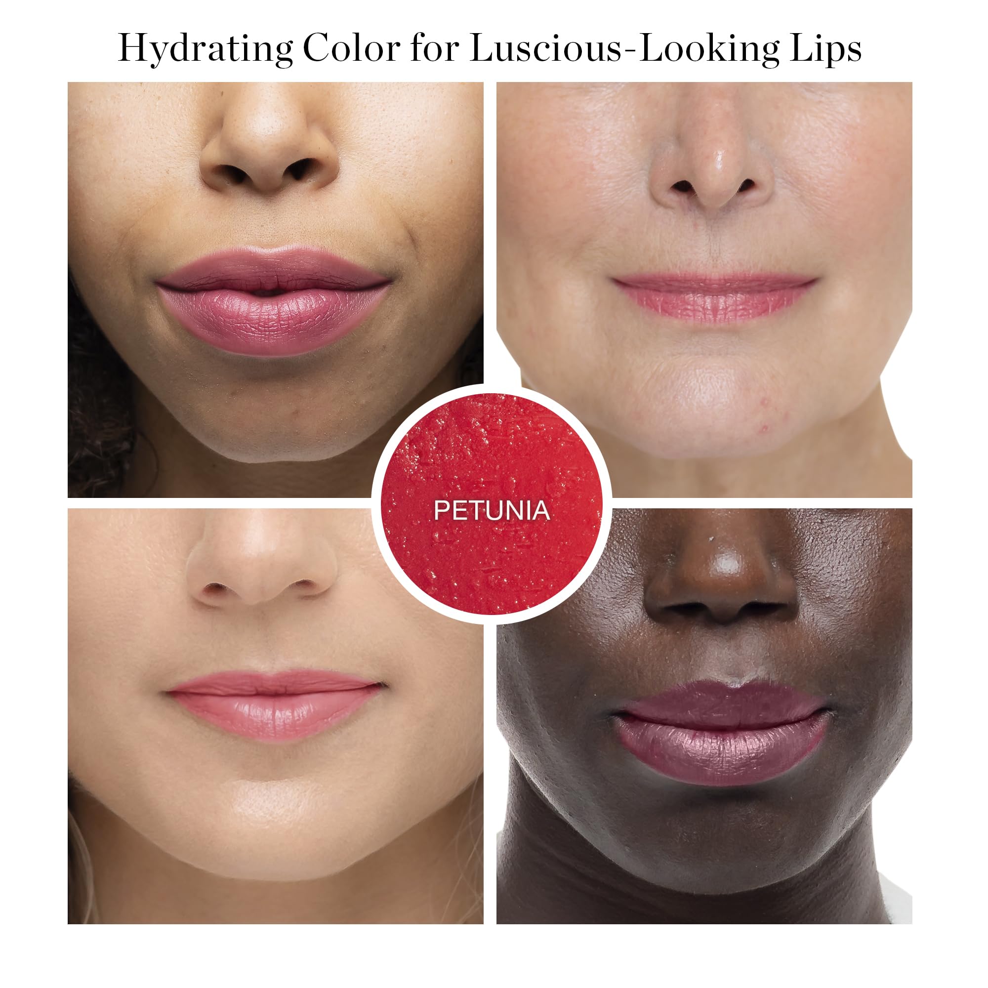 Ogee Petunia Tinted Sculpted Lip Oil – Sheer Lip Color & Treatment