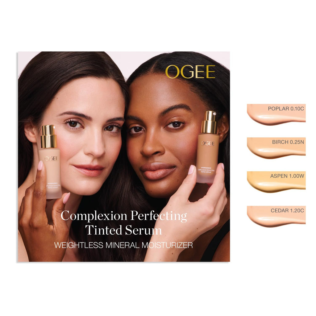 Ogee Complexion Perfecting Liquid Foundation – Poplar 0.10C (Fair) – Organic & Made in USA