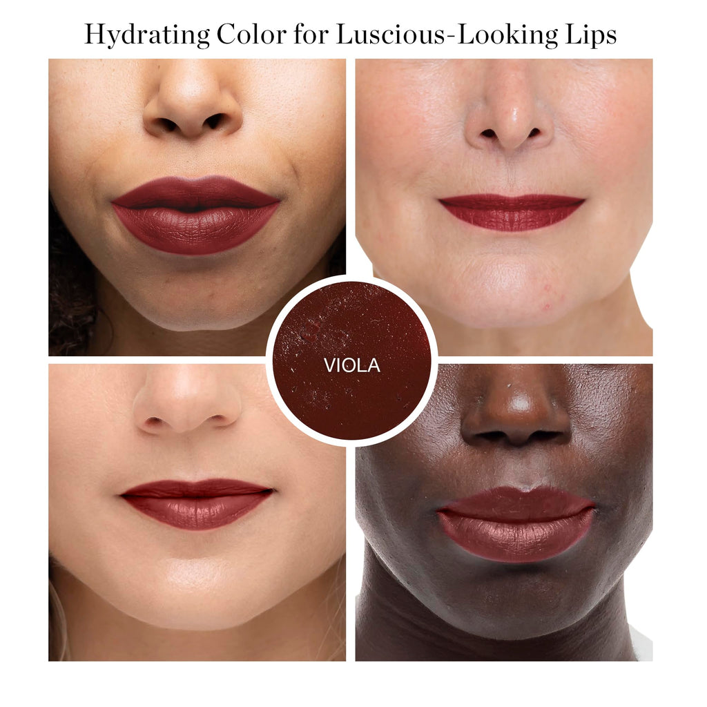 Ogee Viola Lip Tint Oil – Buildable Blackberry Brown Lip Color & Treatment