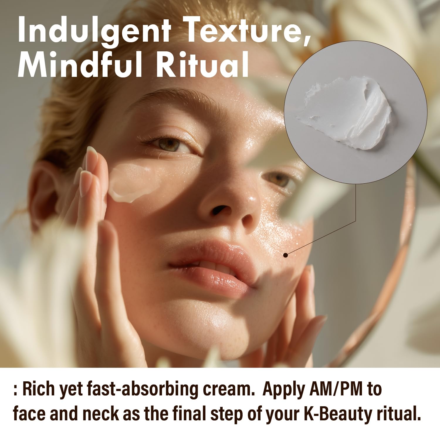 OHMIA Lotus Multi Barrier Cream – Korean Anti-Aging & Firming Moisturizer with Niacinamide & Rice (Fragrance-Free) 1.69 fl oz