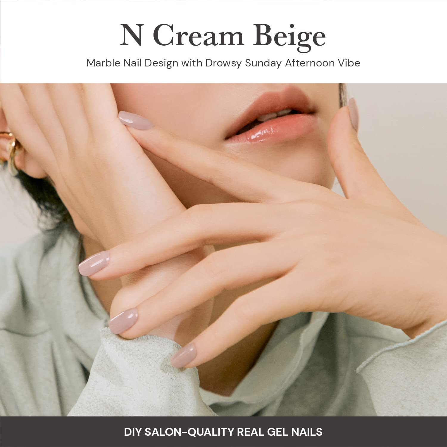 ohora Bundle Set (Daily Trio): N Cream Cotton, N Pink & N Beige Semi-Cured Gel Nail Strips