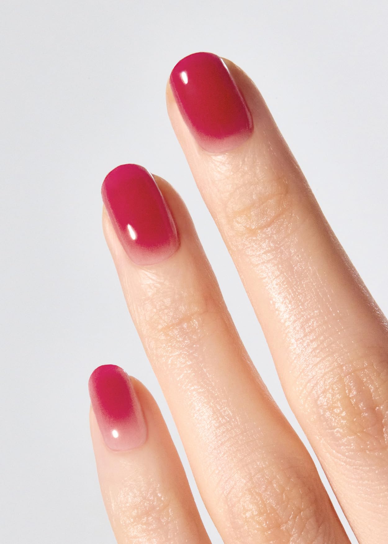 ohora Semi Cured Gel Nail Strips (N Hibiscus Jelly) – Salon-Quality, Long-Lasting, Easy Application