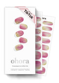 ohora Semi Cured Gel Nail Strips (N Juicy Grape) – Salon-Quality at Home, Easy to Apply & Remove