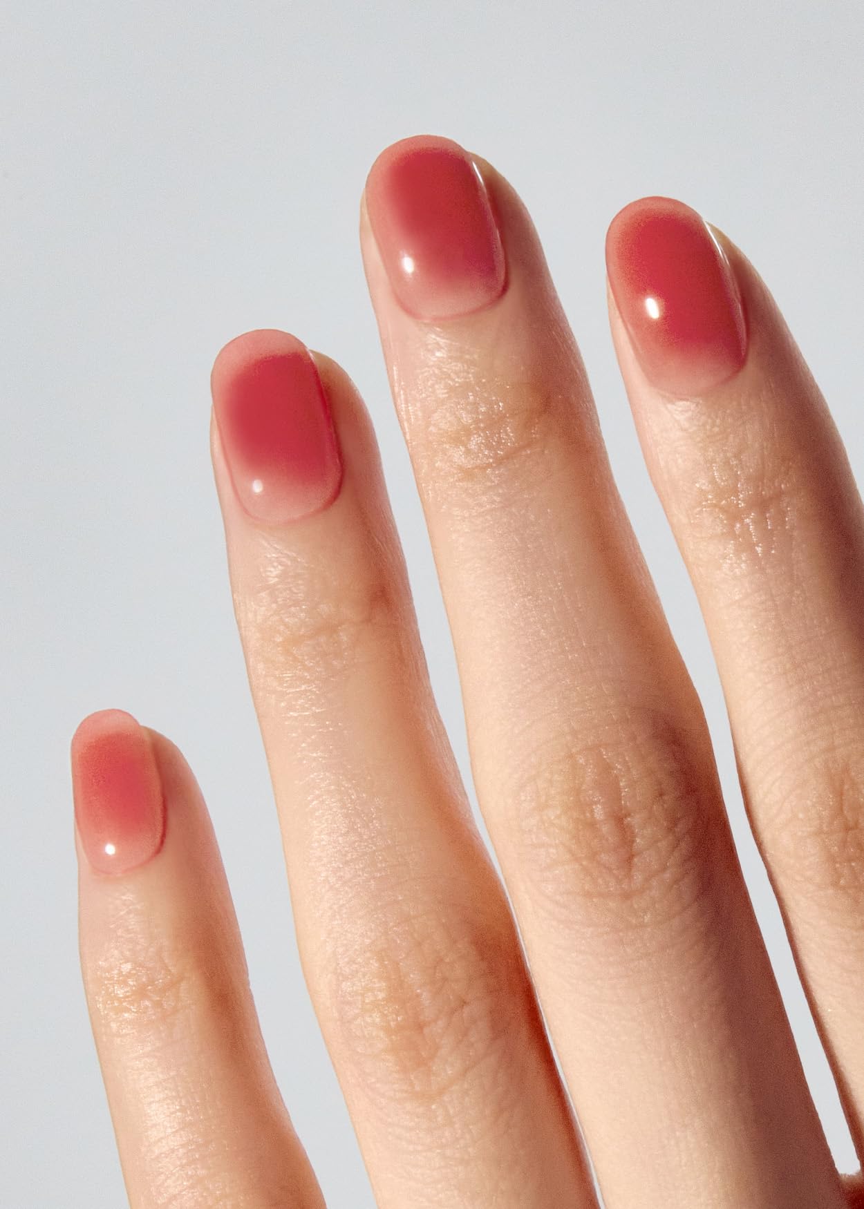 ohora Semi Cured Gel Nail Strips (N Peach Jelly) – Salon-Quality, Long-Lasting, Easy to Apply & Remove