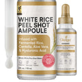 Okaga Rice Peel Shot Ampoule – Gentle Rice Exfoliant for Bright, Hydrated Skin (90 mL)