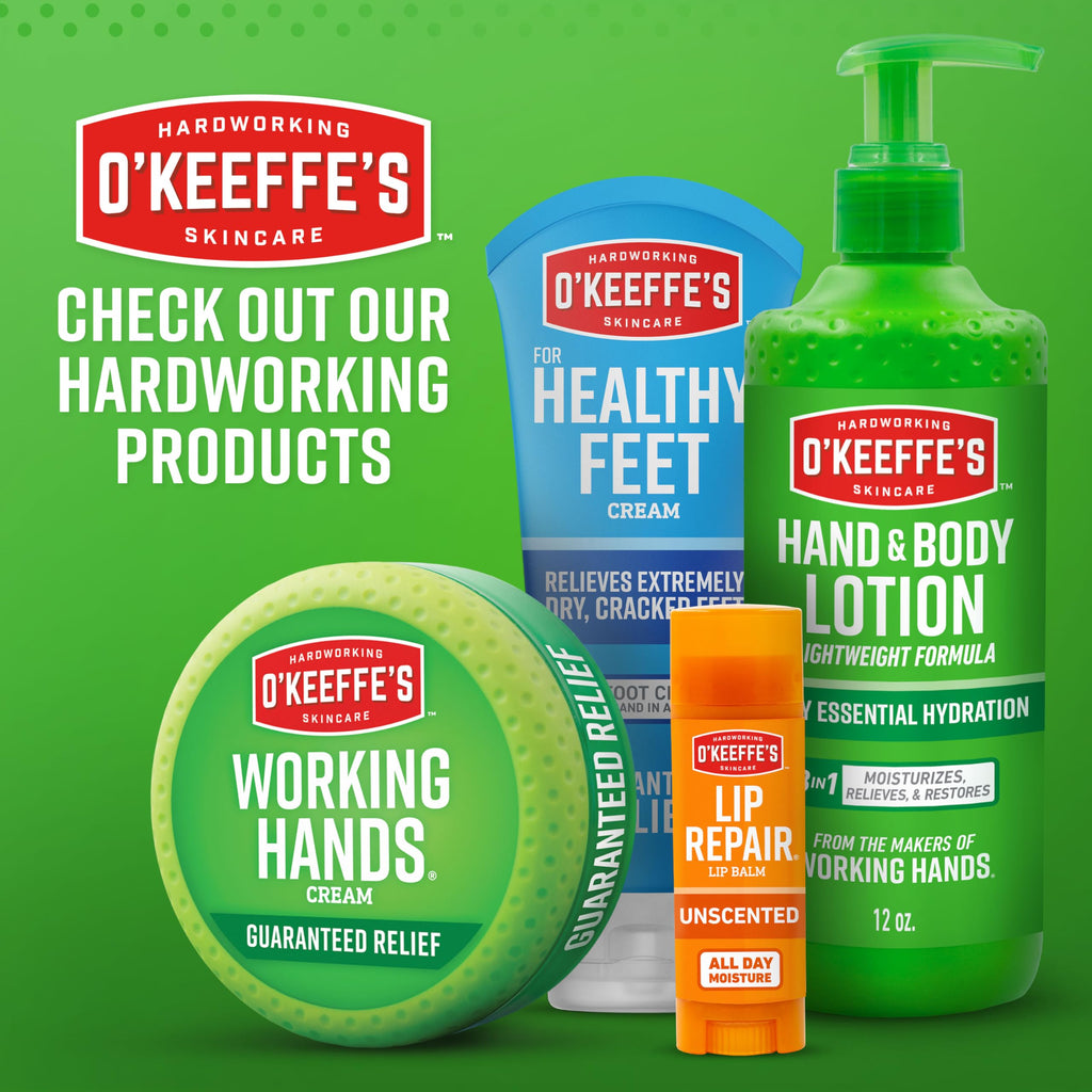 O'Keeffe's Working Hands Hand Cream for Extreme Dryness – 3 oz Tube (5 Pack)