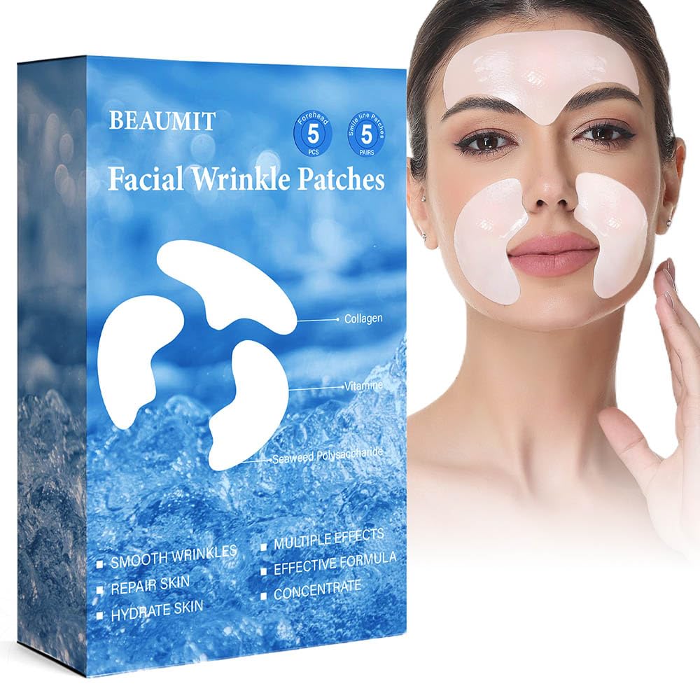 Okela Forehead & Smile Line Patches Overnight — Hydrogel Smoothing Patches