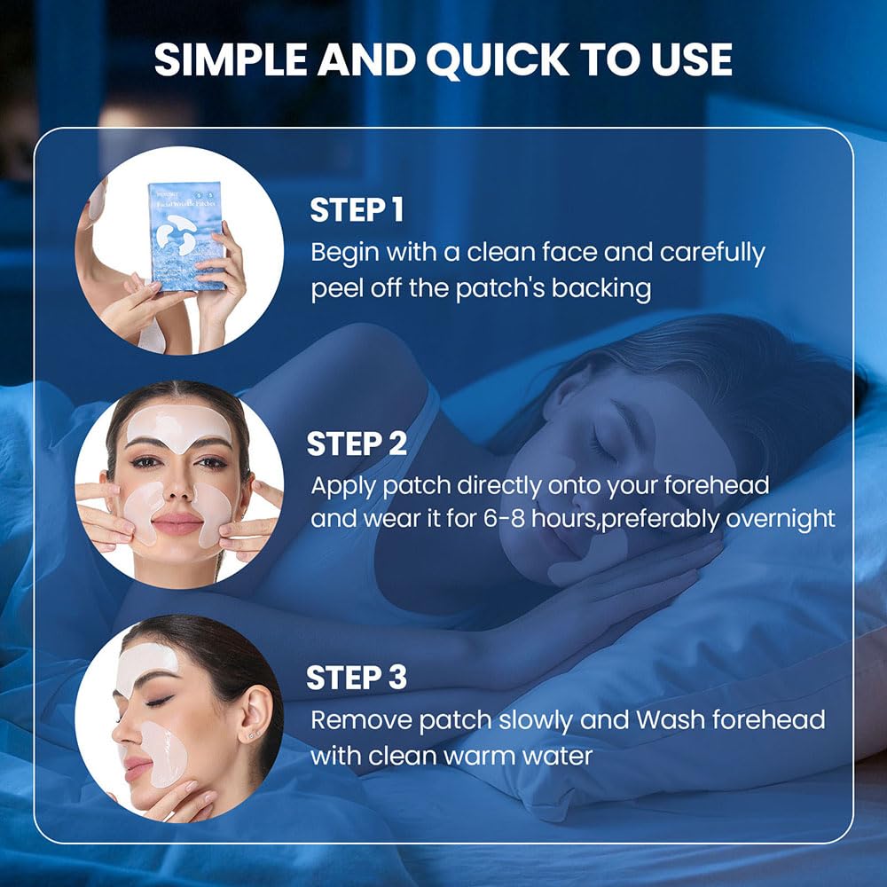 Okela Forehead & Smile Line Patches Overnight — Hydrogel Smoothing Patches