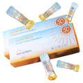 Okerker 60pc Mini Sunscreen SPF50+ PA+++ Travel Pack — Lightweight, Non-Greasy, Water-Resistant