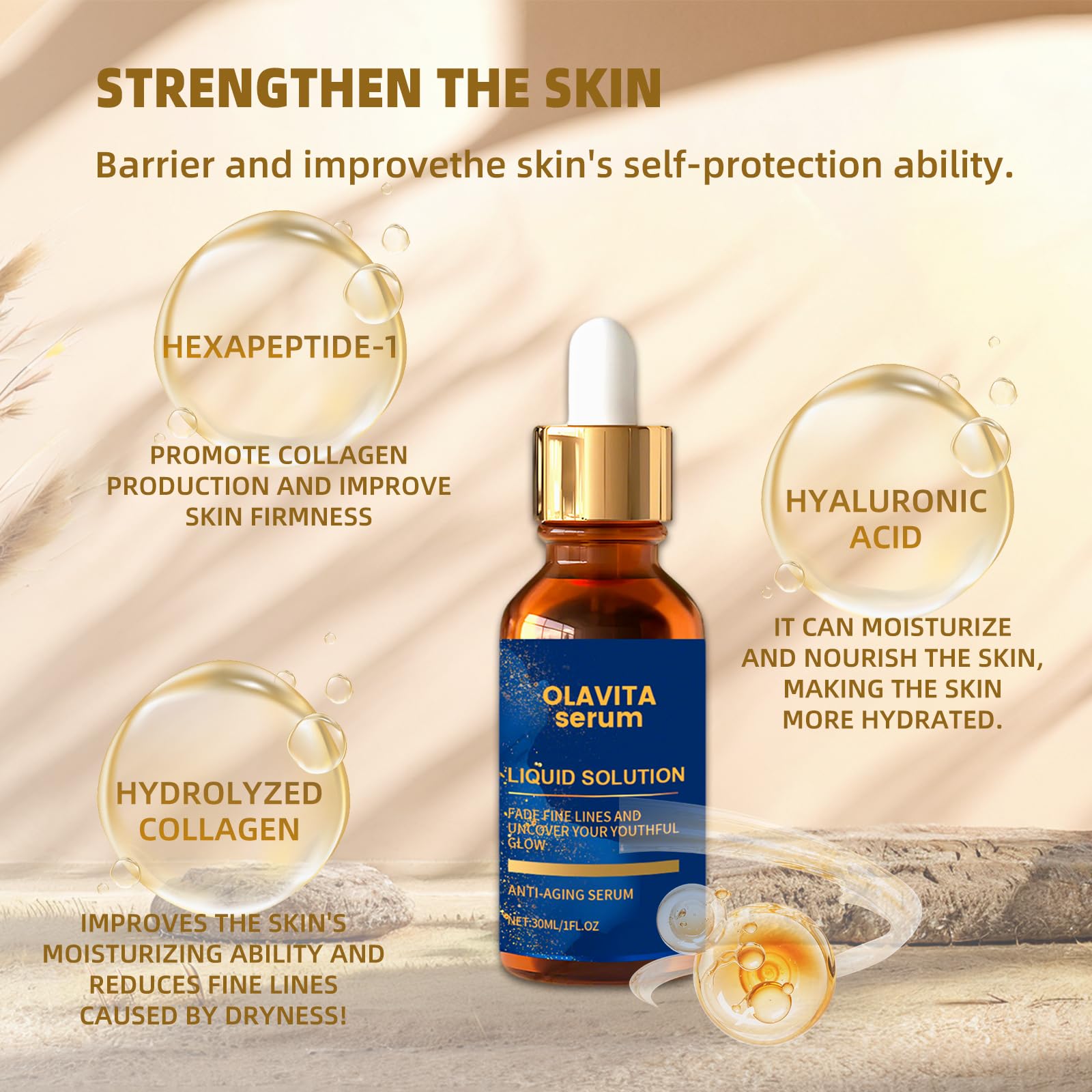 Olavita Serum - Vitamin C & E Anti-Aging Serum (2-Pack) for All Skin Types