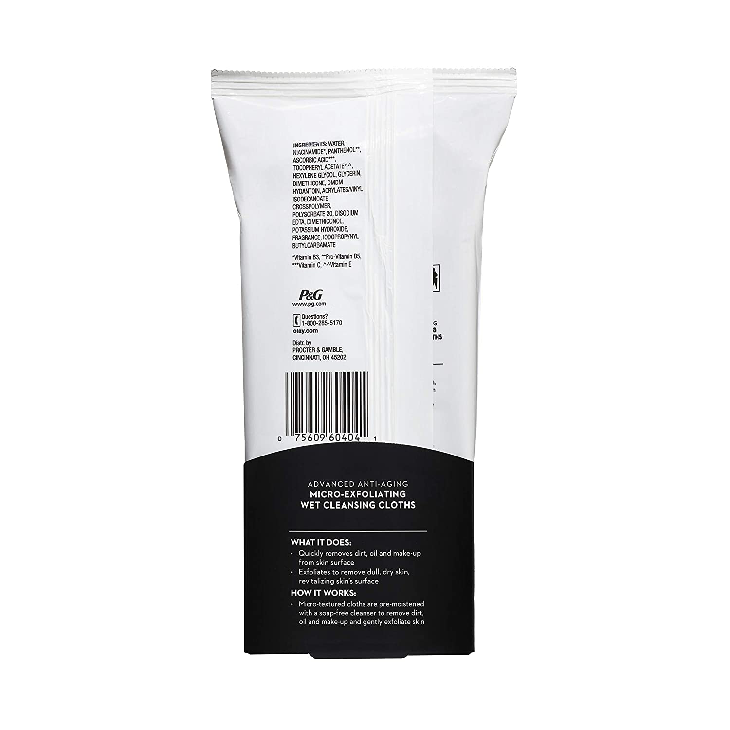 OLAY Regenerist Advanced Anti-Aging Micro-Exfoliating Cleansing Cloths — 4 Pack