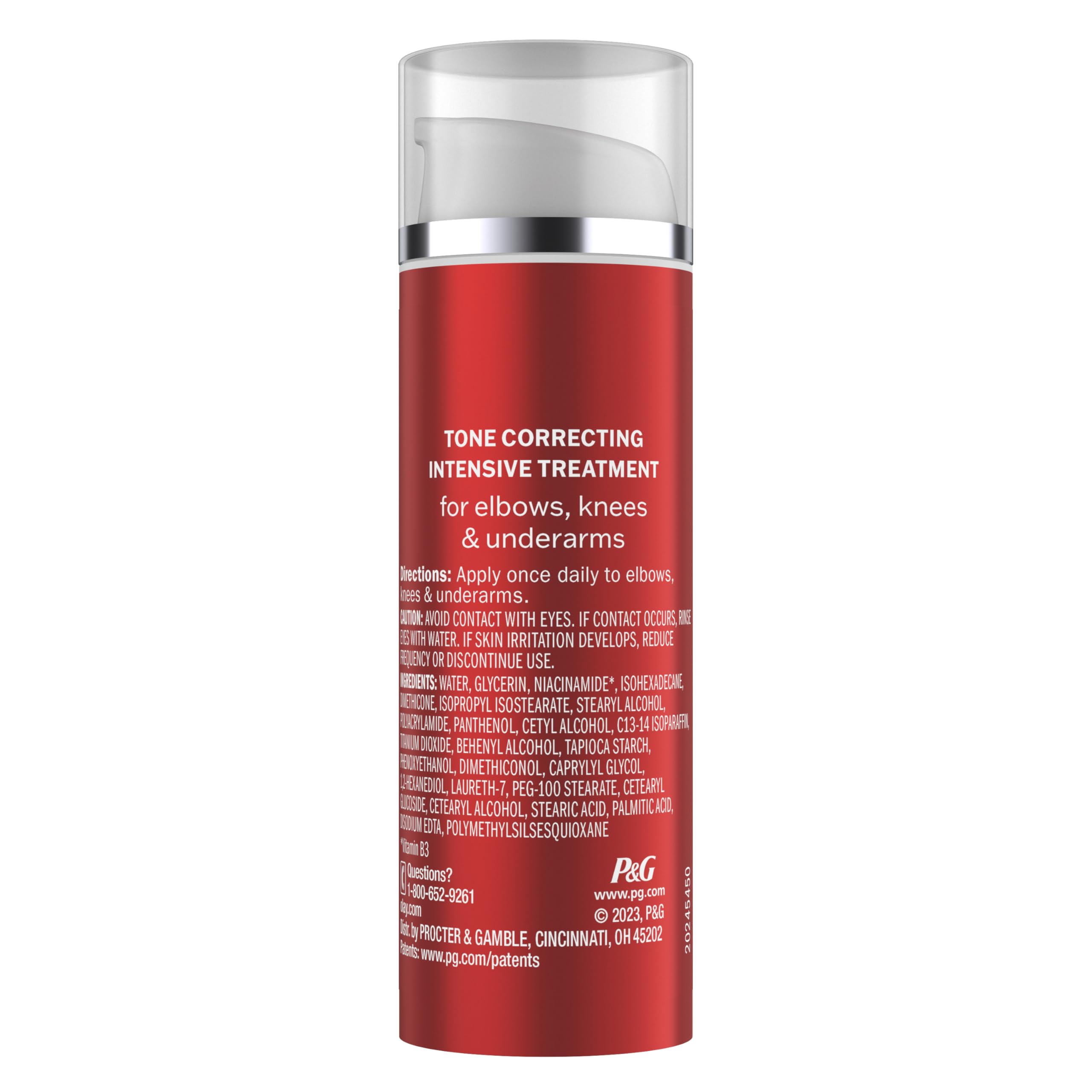 Olay Tone Correcting Intensive Treatment Cream for Elbows, Knees & Underarms – Niacinamide, 1.7 fl oz