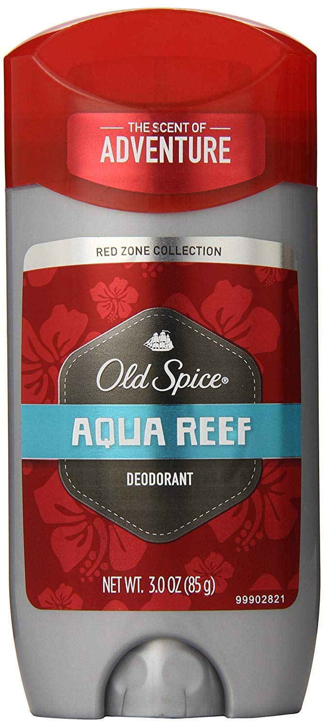 Old Spice Aqua Reef Deodorant 3 oz — Pack of 6 | Fresh, Ocean-Inspired Scent