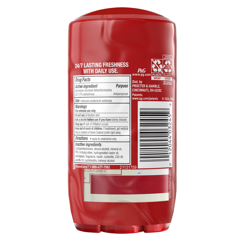 Old Spice Dry Feel Antiperspirant Deodorant for Men – 24/7 Freshness, Deep Sea + Kelp Scent, 2.6 oz x 2