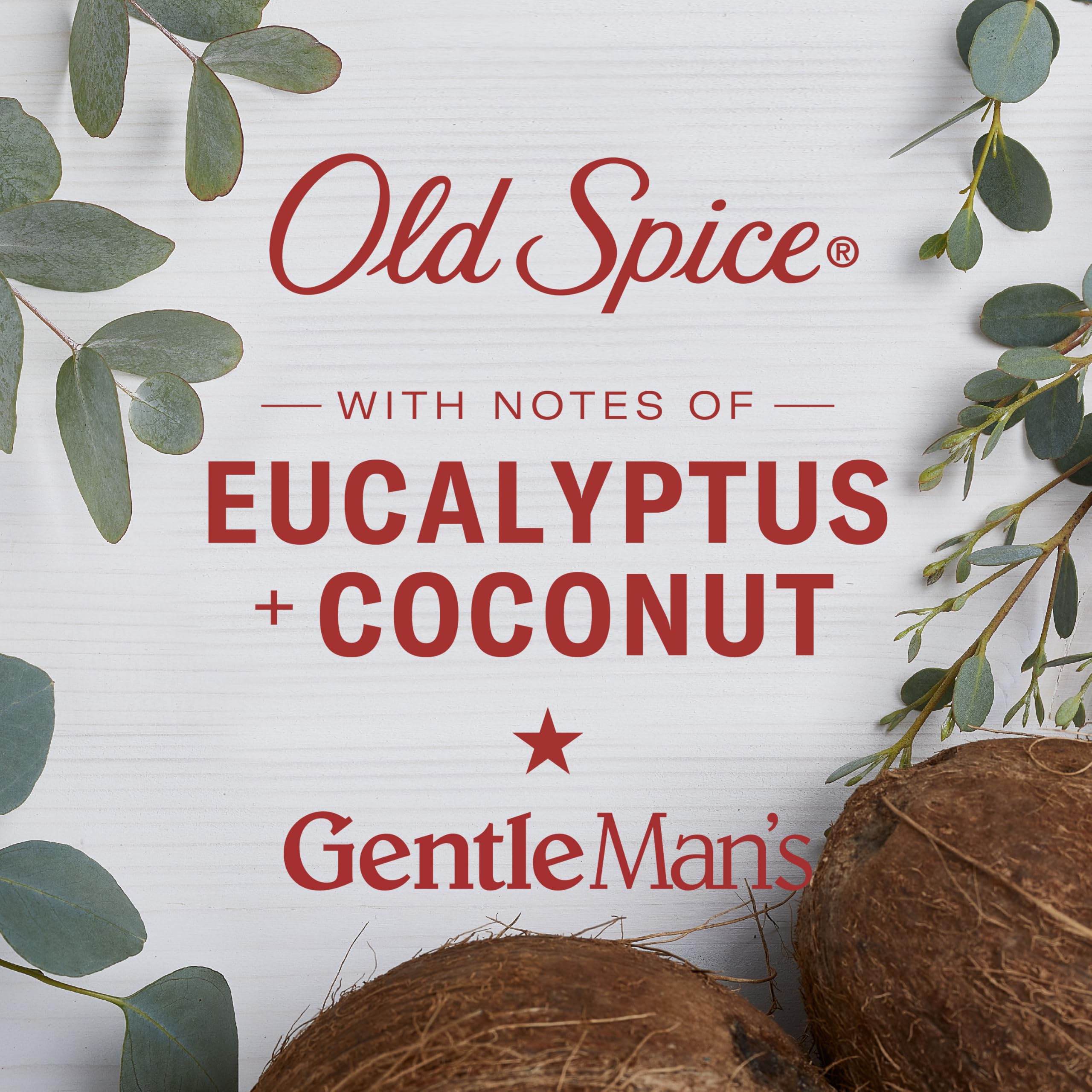 Old Spice Hand & Body Lotion for Men - Gentleman's Super Hydration, Vitamin B3 Complex, 24/7 Moisture, Eucalyptus & Coconut Cream (17 oz Pack of 2)