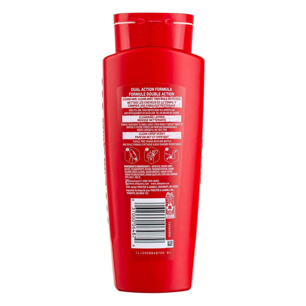 Old Spice High Endurance Hair & Body Wash 18 oz Pack of 3