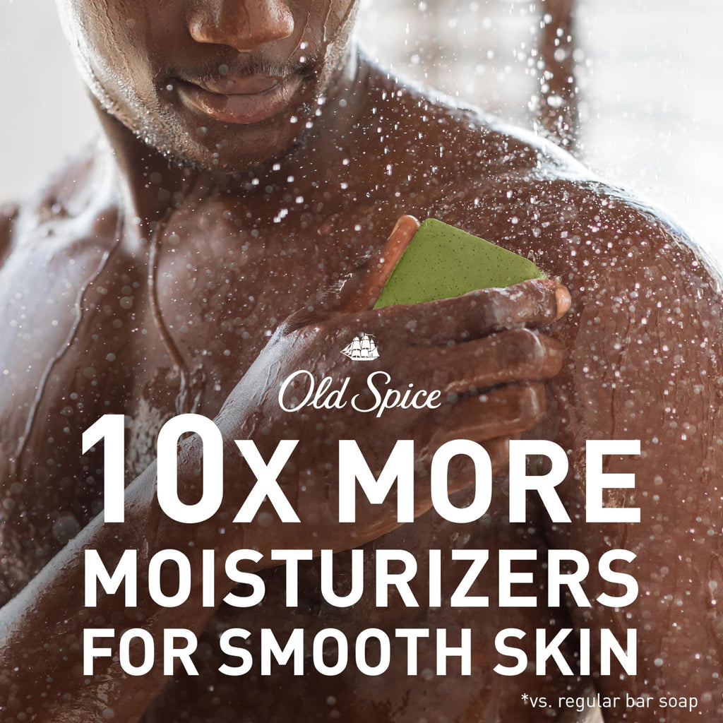Old Spice Off the Grid Bar Soap for Men – Sandalwood + Aloe, 6-Pack, 5.0 oz