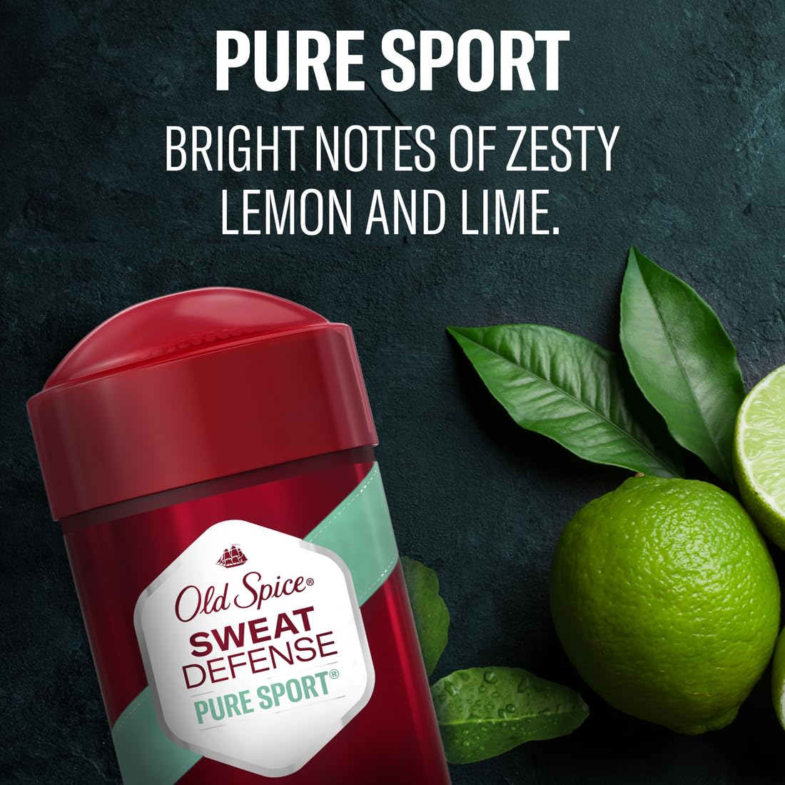 Old Spice Anti-Perspirant Pure Sport+ Soft Solid 2.6 oz — 6-Pack
