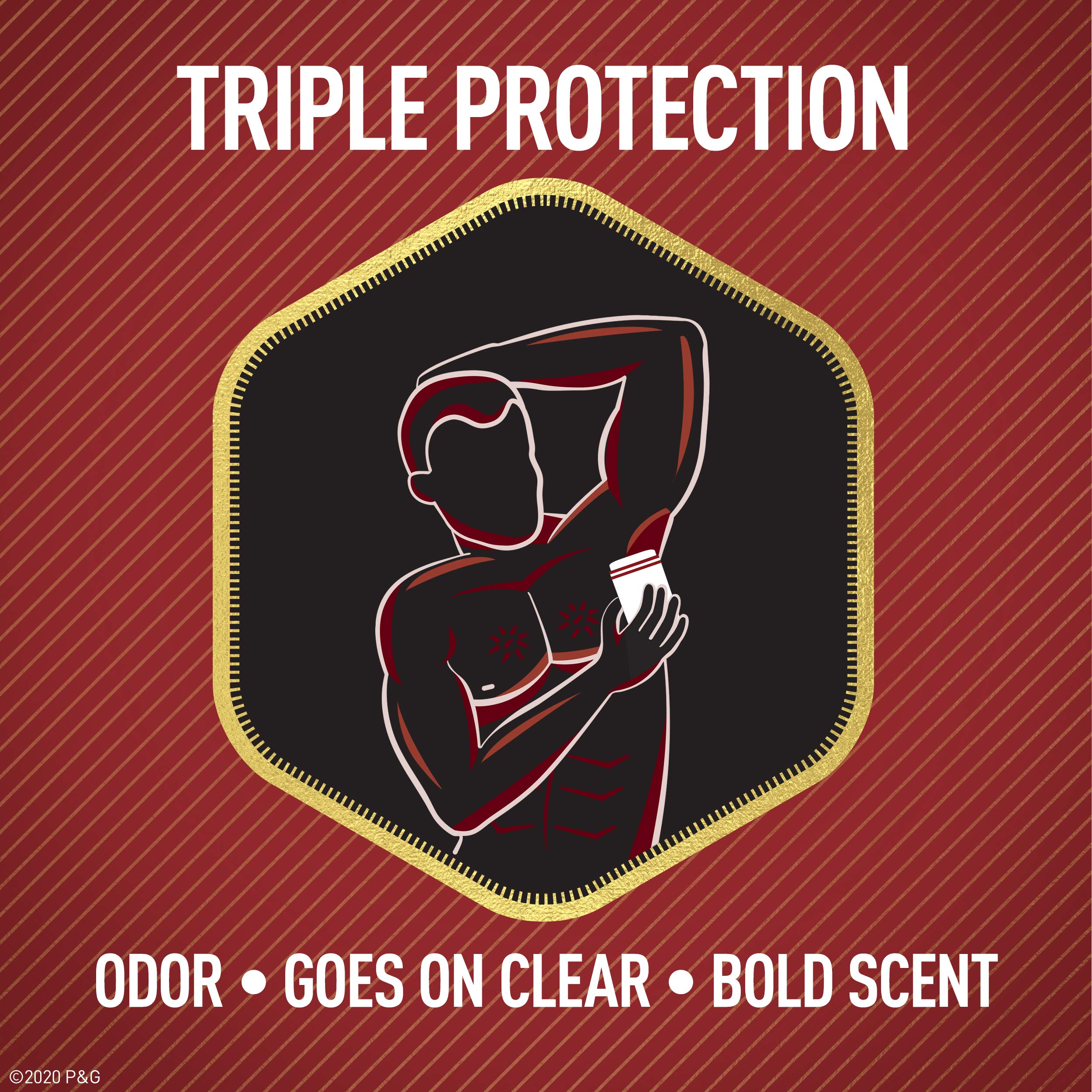 Old Spice Red Zone Aqua Reef Deodorant for Men — 3 x 3 oz, Aluminum-Free