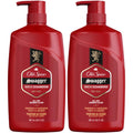 Old Spice Swagger Body Wash 2-Pack – Cedarwood Lime Scent, 30 oz Each | Red Zone Collection