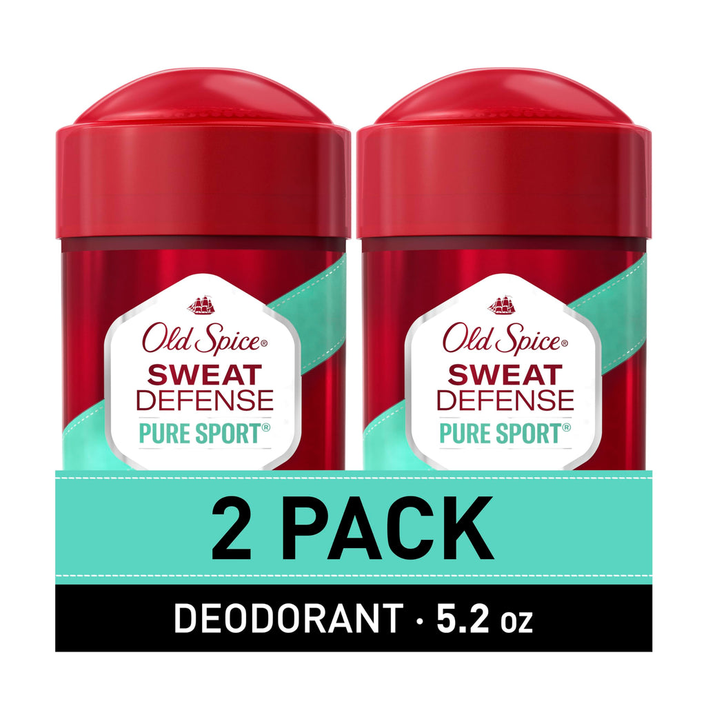 Old Spice Sweat Defense Soft Solid Antiperspirant & Deodorant – 2-Pack, Lemon-Lime, 48 Hour Protection