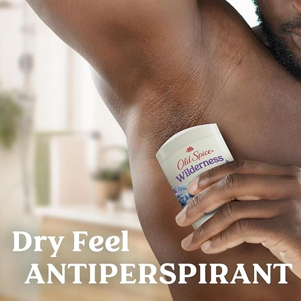 Old Spice Wilderness for Men Anti-Perspirant & Deodorant – Lavender, 2.6 oz (Pack of 2)