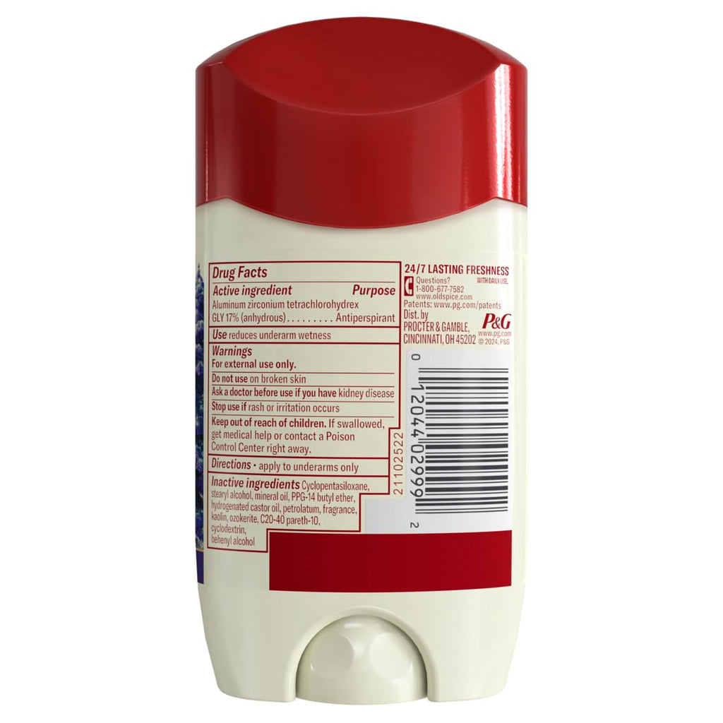 Old Spice Wilderness for Men Anti-Perspirant & Deodorant – Lavender, 2.6 oz (Pack of 2)