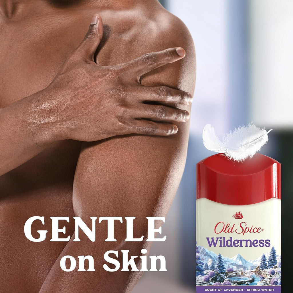 Old Spice Wilderness for Men Anti-Perspirant & Deodorant – Lavender, 2.6 oz (Pack of 2)