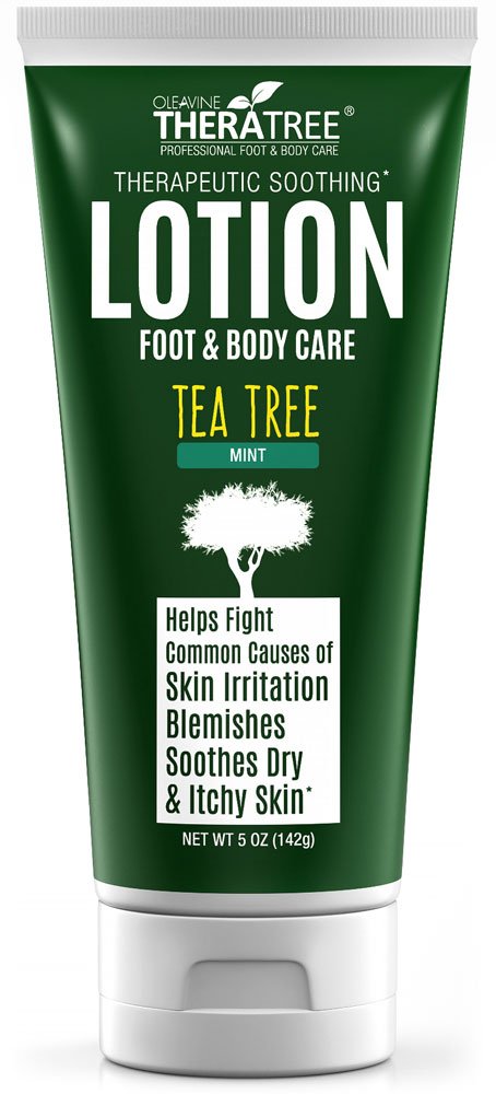 Oleavine Tea Tree Lotion with Neem Oil for Foot & Body