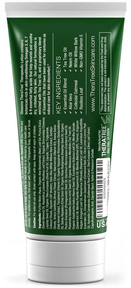 Oleavine Tea Tree Lotion with Neem Oil for Foot & Body