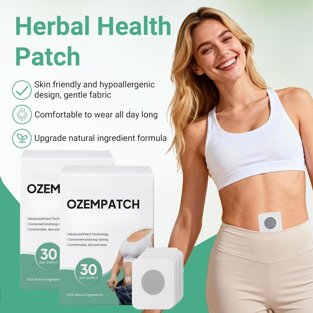 OLEVRALIS Upgraded Ozem Patch for All-Over Body — Comfortable Day and Night Wear, 60 Patches