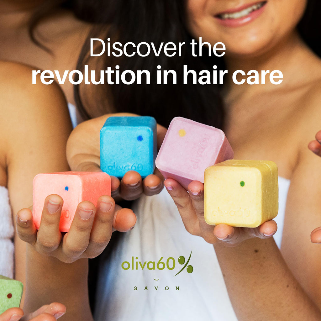 Oliva60 Rosemary Conditioner Bar for Curly Hair – Extra Moisturizing & Frizz Control | Olive, Argan, Macadamia Oils, Shea Butter | Sulfate & Paraben Free | Vegan | 1.94 oz