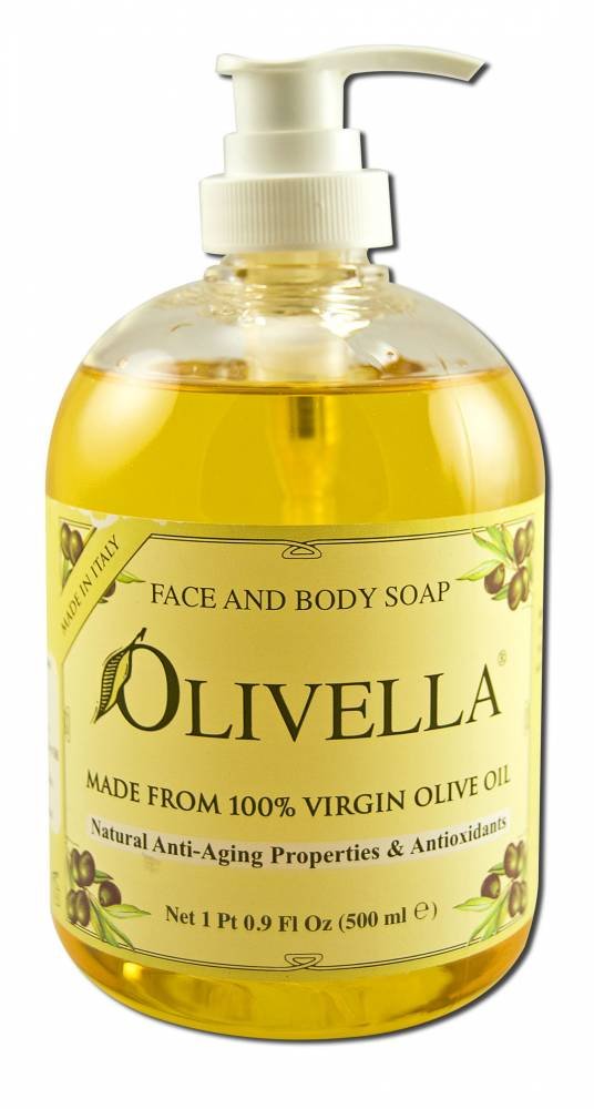 Olivella Liquid Soap Olive Oil 16.9 oz | Authentic Branded Body Wash