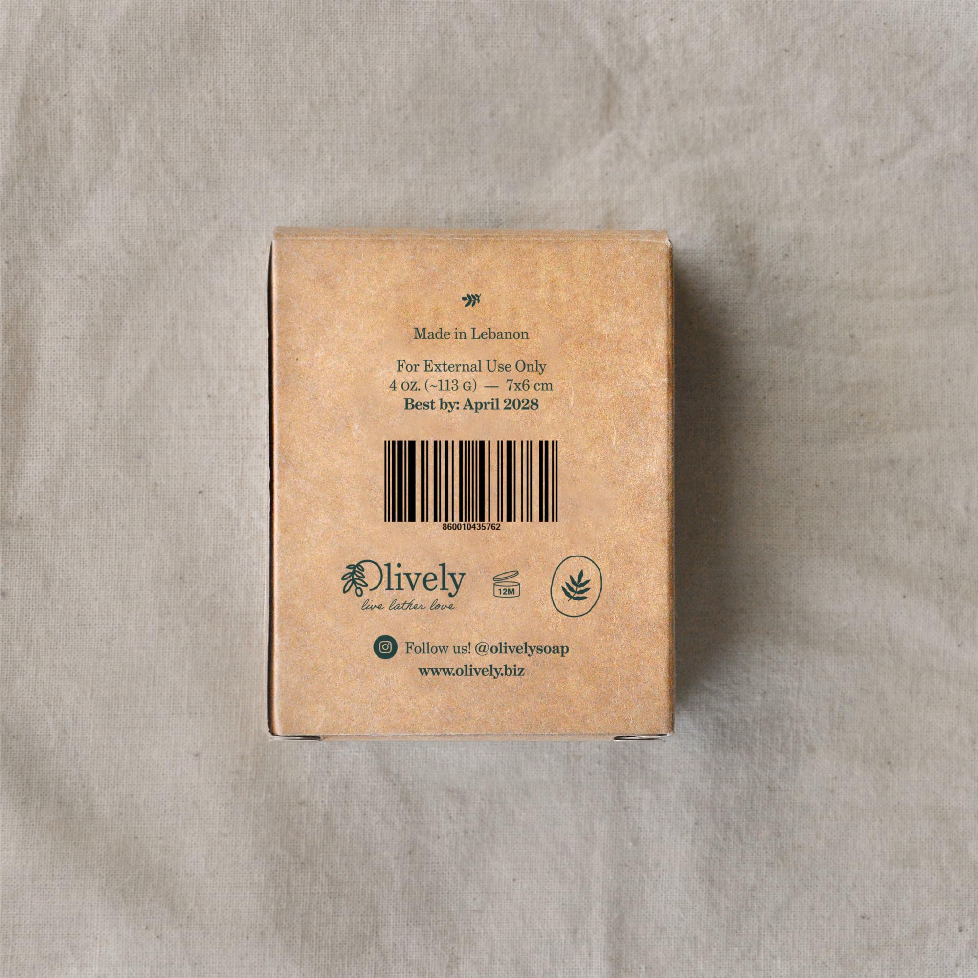 Olively Enchanted Woods All Natural Soap Bar | Laurel & Olive Oil | Vegan