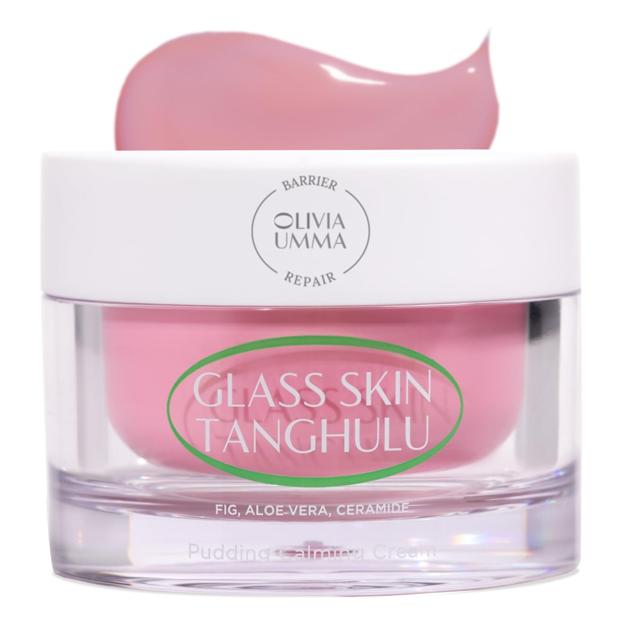 OLIVIAUMMA Glass Skin Tanghulu Fig Pudding Calming Cream – Barrier Repair & Hydration (50g)