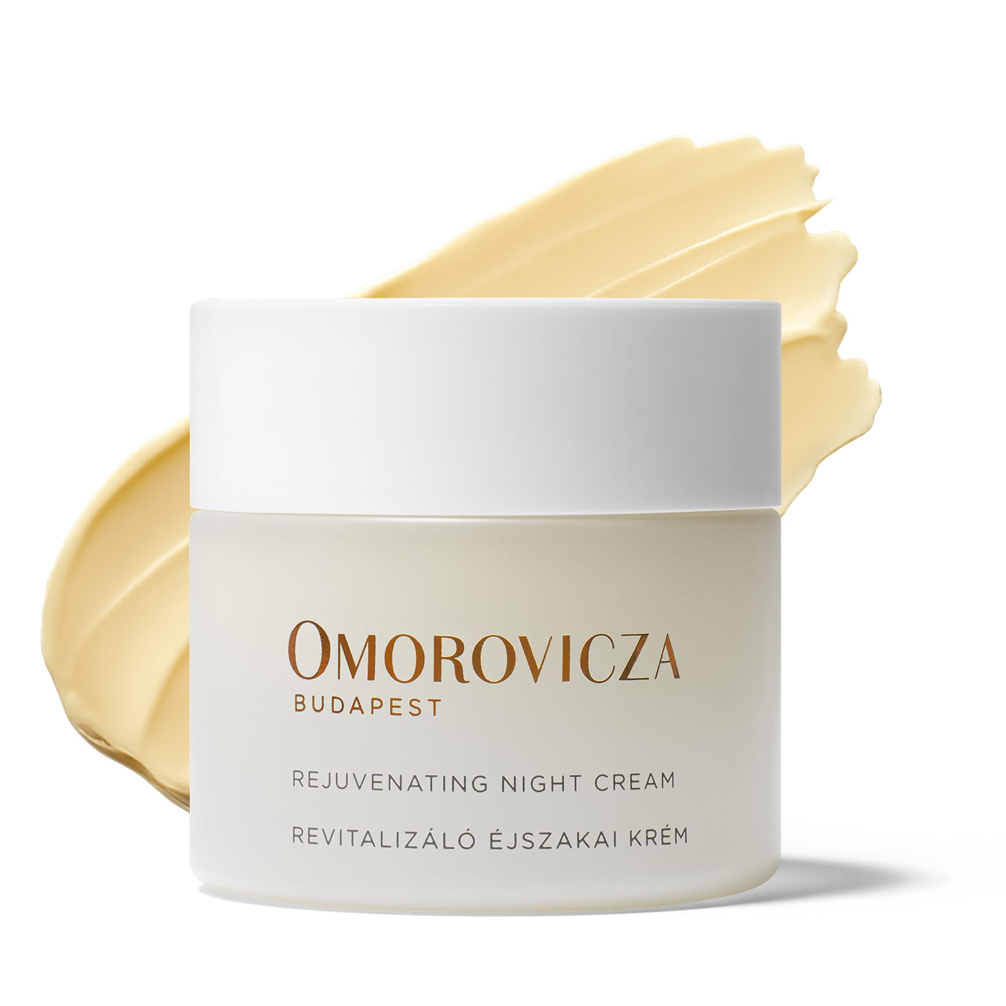 Omorovicza Rejuvenating Night Cream – Restorative Overnight Moisturizer with Hazelnut Peptide & Plum Almond Oil