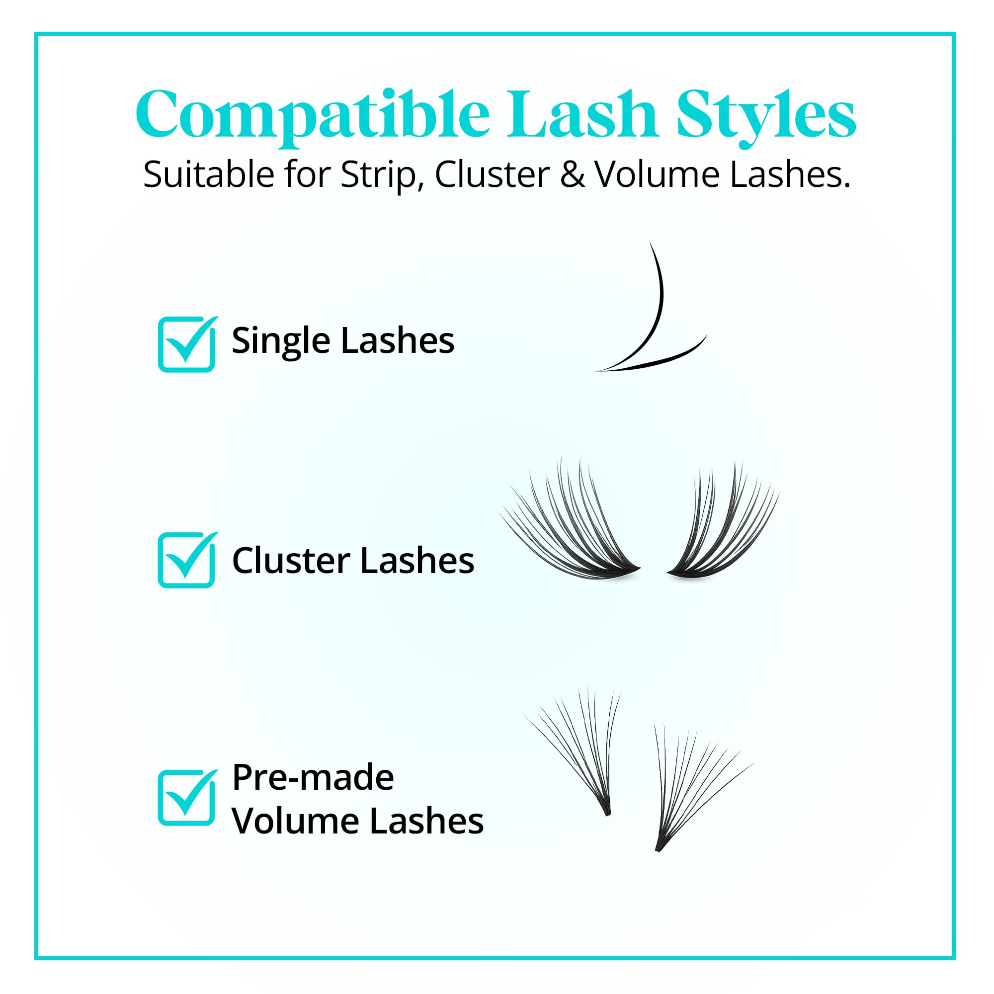 #1 Eyelash Extension Premium Professional Adhesive Glue - Black, 0.34 fl oz, USA Made, Water Resistant