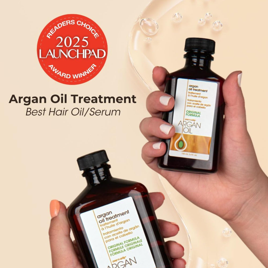 One 'N Only Argan Oil Hair Treatment – Lightweight Hydration for Natural Hair, Wigs & Extensions | Shine, Heat Protection (8 oz)