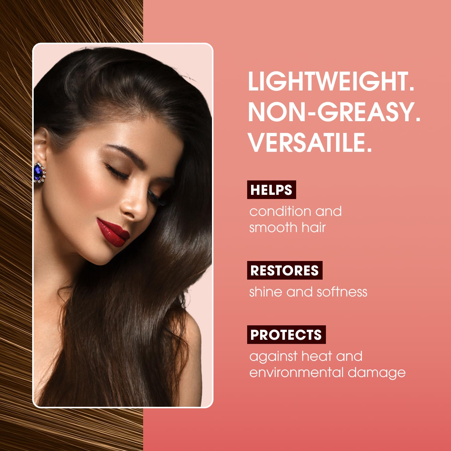 One 'N Only Argan Oil Hair Treatment – Lightweight Hydration for Natural Hair, Wigs & Extensions | Shine, Heat Protection (8 oz)