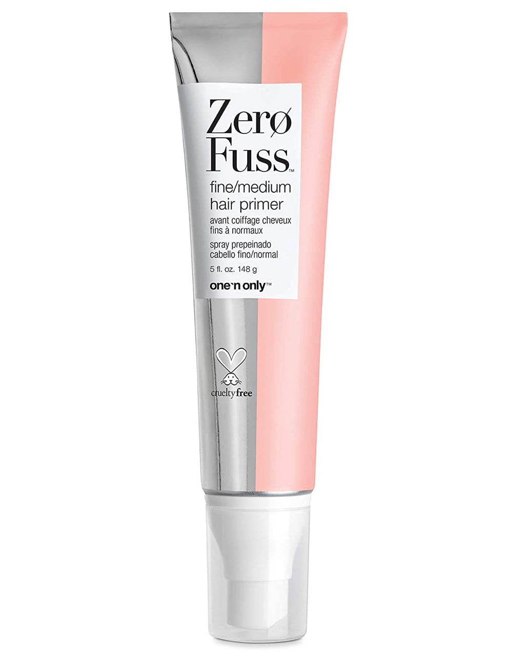 One 'N Only Zero Fuss Fine to Medium Hair Primer - Leave-In Detangler, Humidity-Resistant, No-Heat Styling