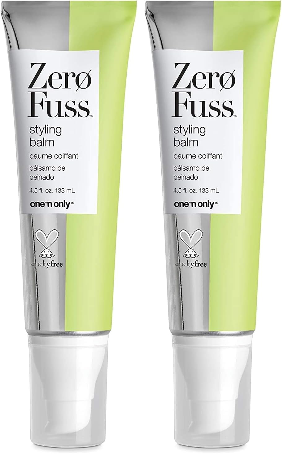 One 'N Only Zero Fuss Styling Balm – Lightweight All-Day Hold for Any Hair Type (Pack of 2)
