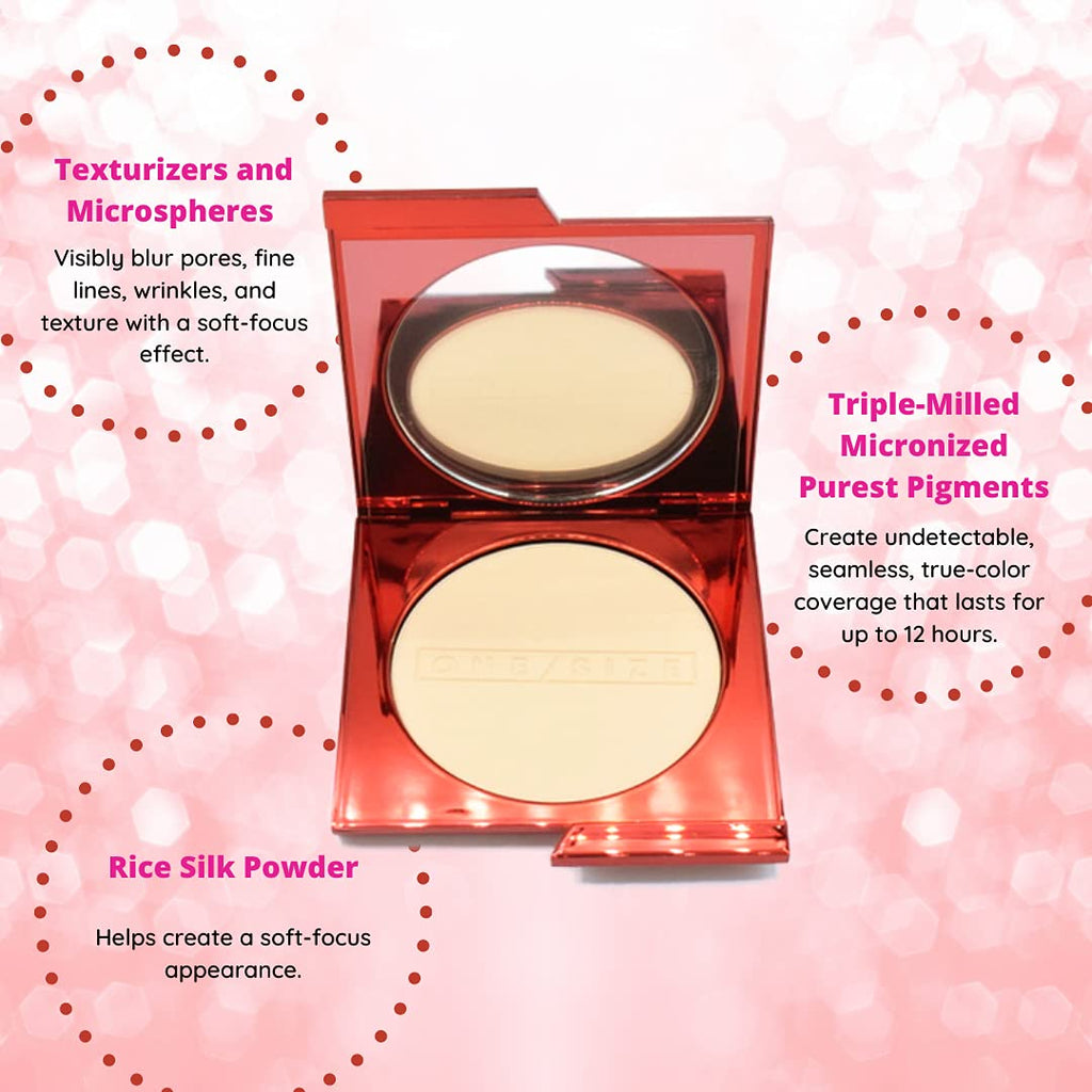 ONE/SIZE Patrick Starrr Turn Up The Base Powder Foundation Light 3 NG – Light, Neutral Golden Undertones