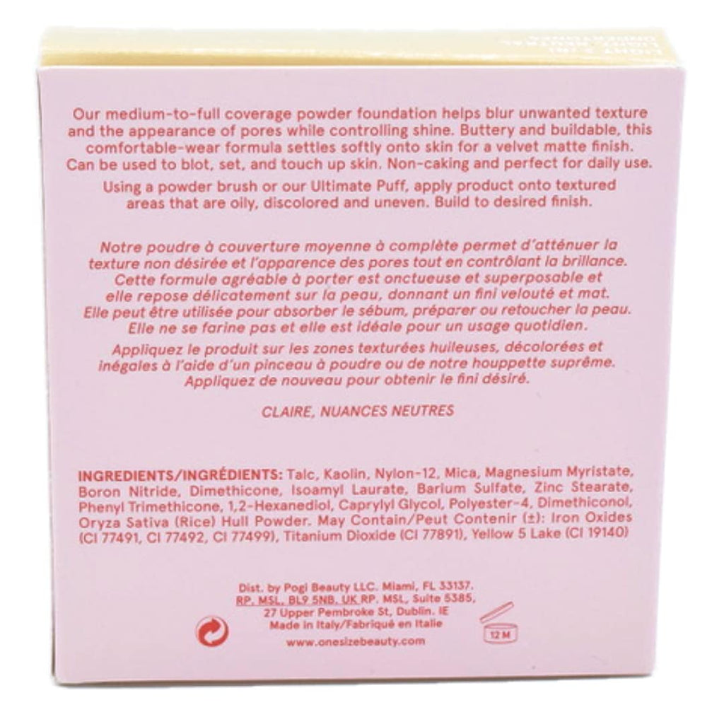 ONE/SIZE Patrick Starrr Turn Up The Base Powder Foundation Light 3 NG – Light, Neutral Golden Undertones