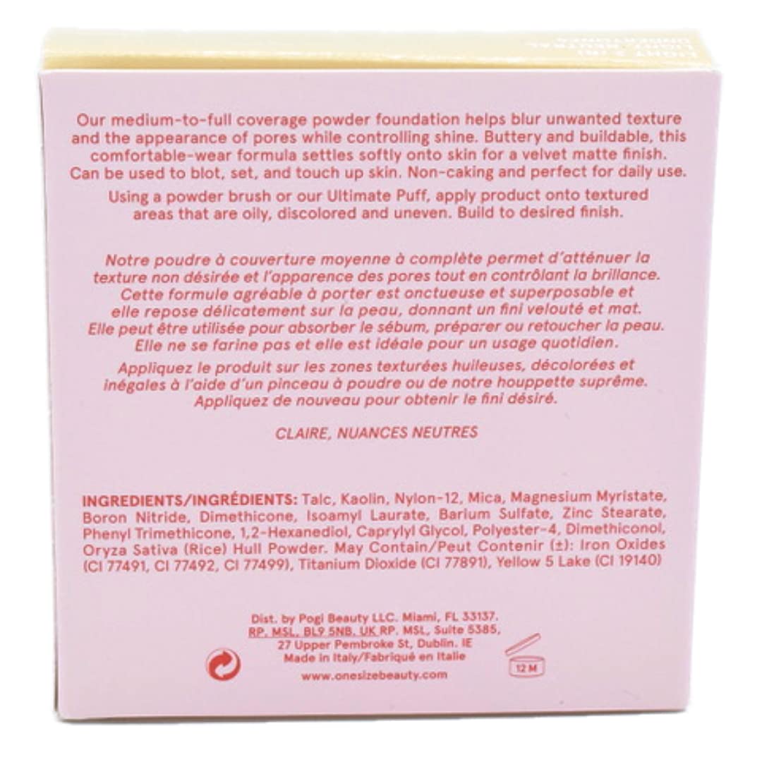 ONE/SIZE Patrick Starrr Turn Up The Base Powder Foundation Light 3 NG – Light, Neutral Golden Undertones