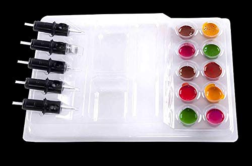 One Tattoo World Premium Disposable Ink Hold Tray Set – 25pcs (OTW-INKHT25)